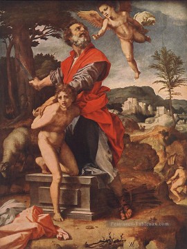 Le Sacrifice d’Abraham renaissance maniérisme Andrea del Sarto Peinture à l'huile